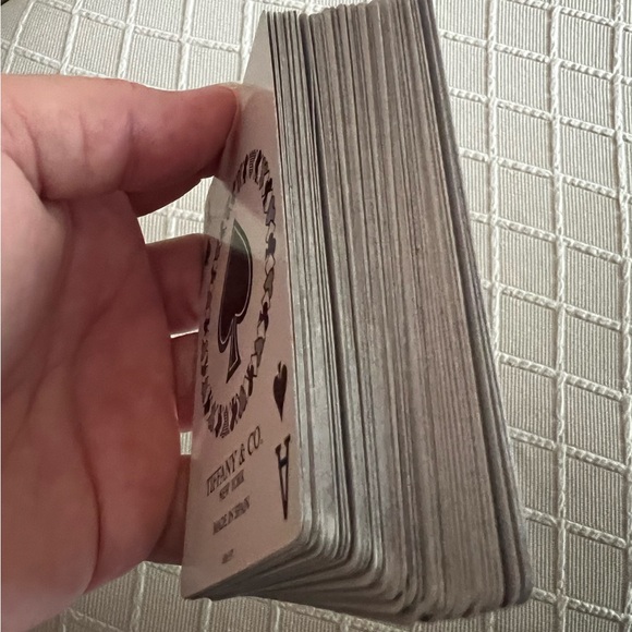 Tiffany & Co. deck playing cards argyle pink Tiffany blue white black - Picture 4 of 11